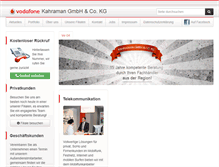 Tablet Screenshot of kahraman.de